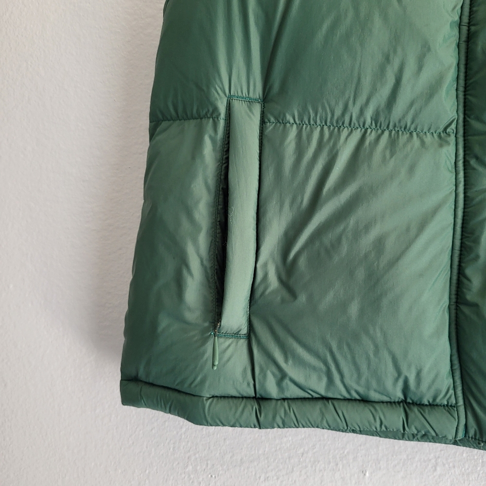 Prana Orange and Green Puffer Vest - Picture 9 of 12